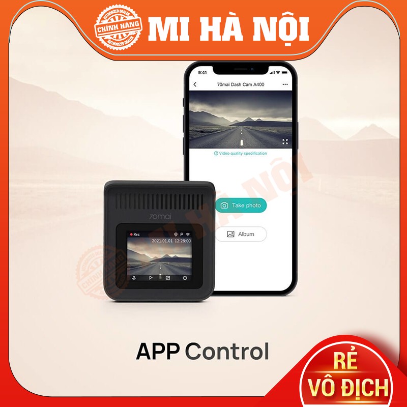 Camera hành trình 70mai Dash Cam A400 - Bản quốc tế | WebRaoVat - webraovat.net.vn