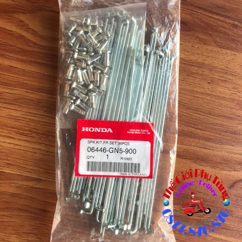 Bộ nan hoa (căm) trước sau Dream thái zin Thái Lan - 06446-GN5-900 /06426-KFM-900