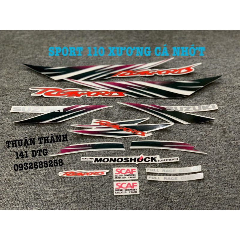 Tem sport 110 Xương Cá - Xipo