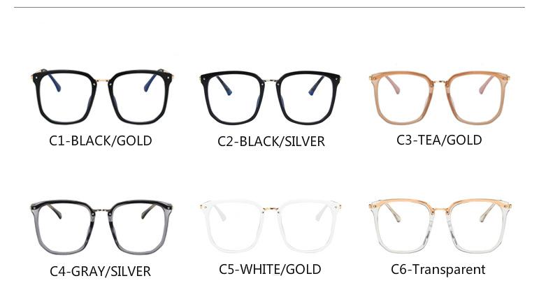 Kính Thời Trang Gọng Vuông Phong Cách Retro 2020