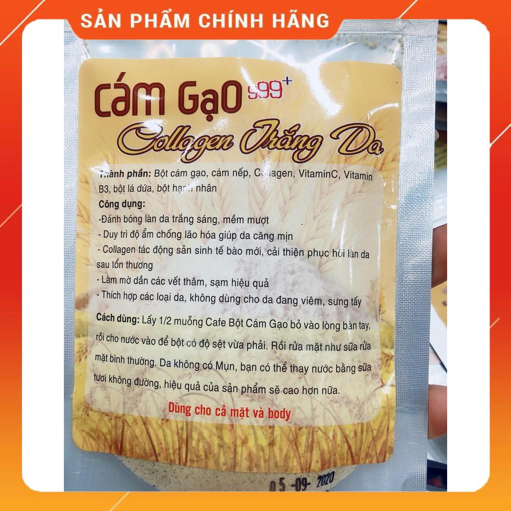 Cám gạo trắng da Collagen trẻ hóa