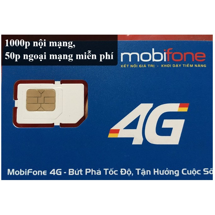 Sim  4G Mobifone C90N Tặng 4GB / Ngày Và 1000 Phút Nội Mạng