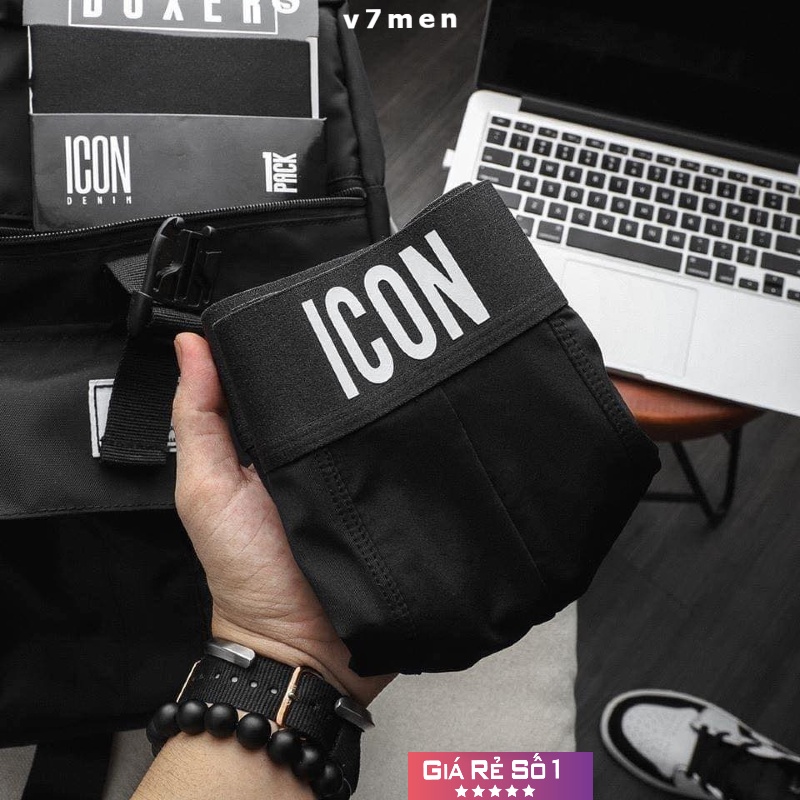 Giá Sốc  Quần lót nam ICON Demin cao cấp chất thun lạnh đẹp quần sịp nam đùi mềm mại co dãn