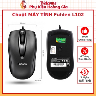  Chuột máy tính có dây Fuhlen L102 bảo hành đổi mới trong 6 tháng 