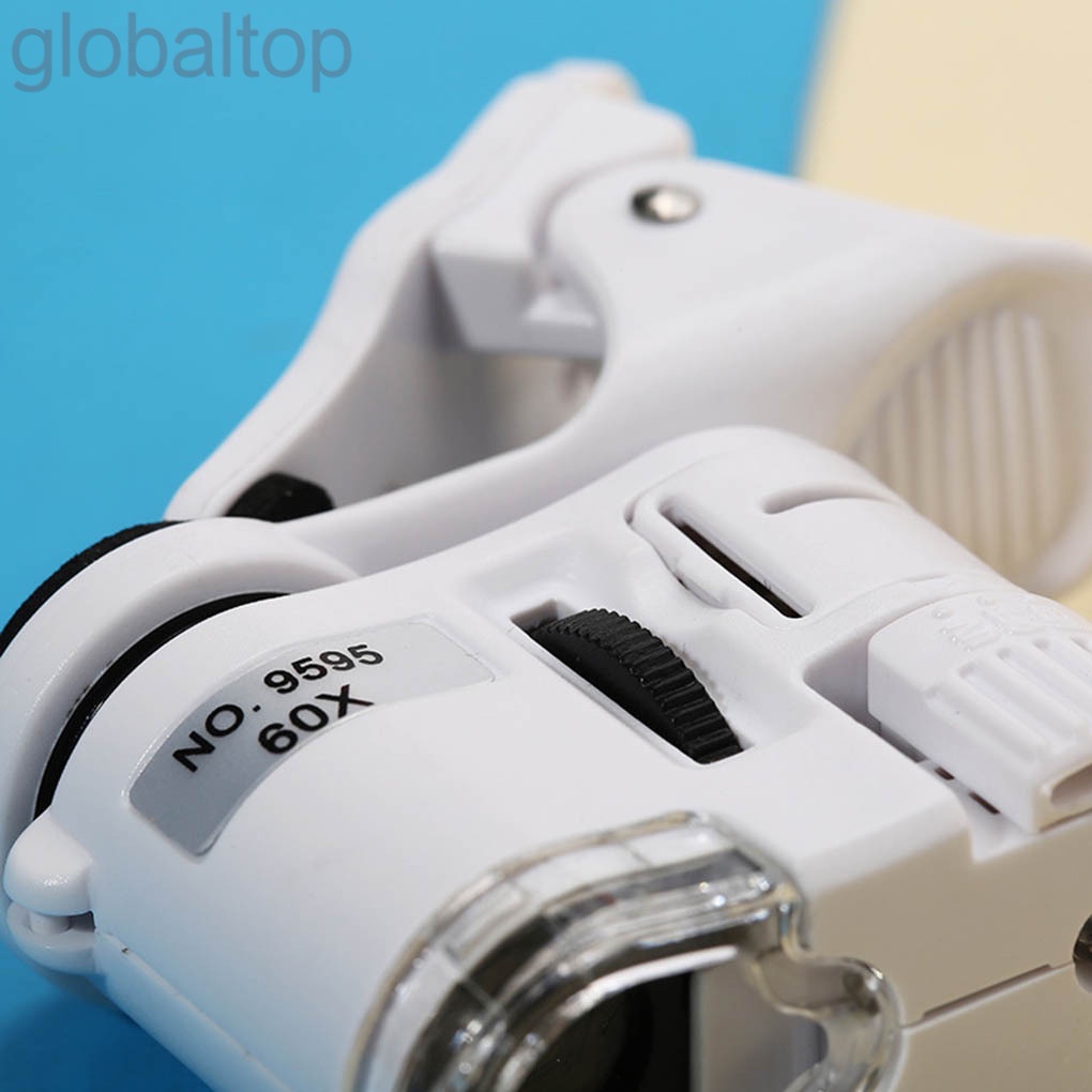 Ống kính phóng to 60 lần có đèn LED UV cho điện thoại