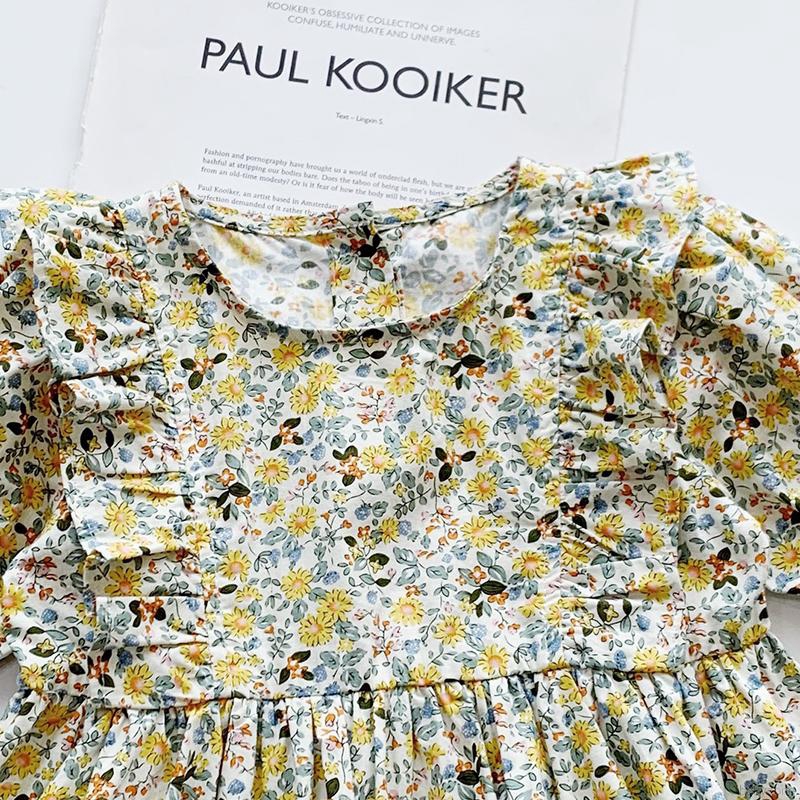 Đầm In Hoa Ngọt Ngào Cho Bé Gái