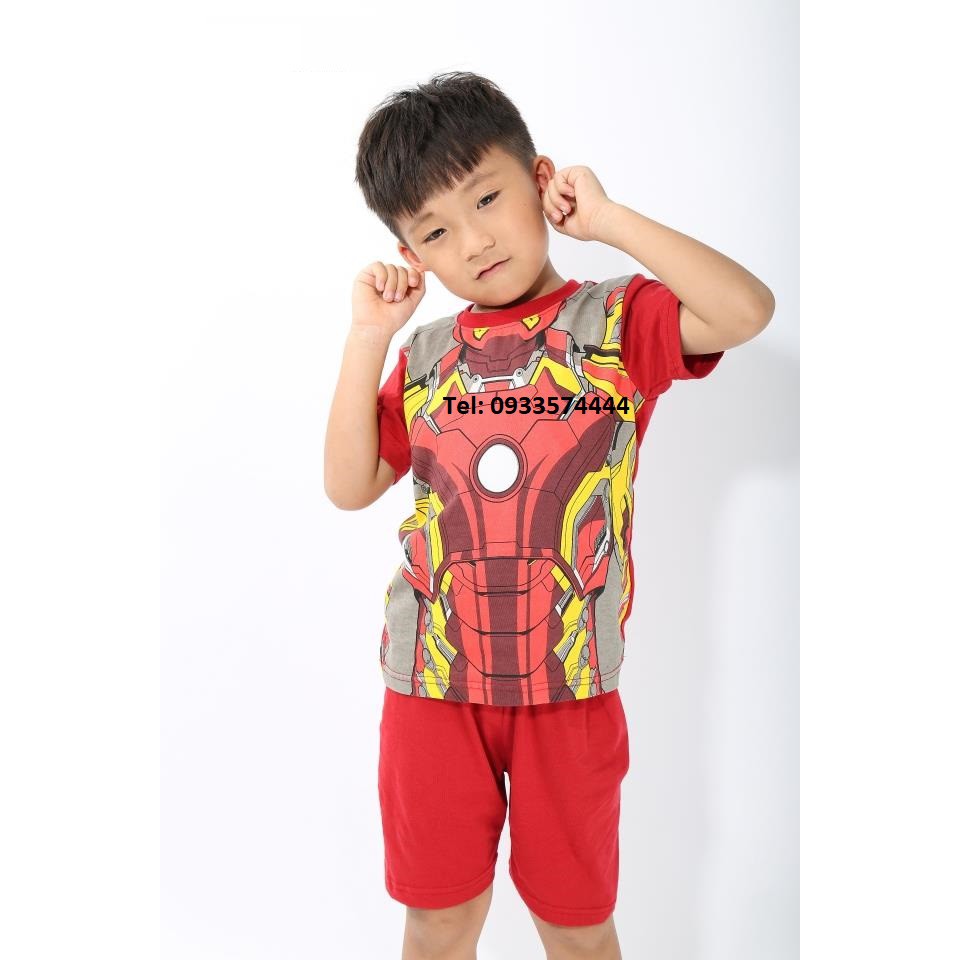 Bộ thun người sắt IRON MAN cho bé