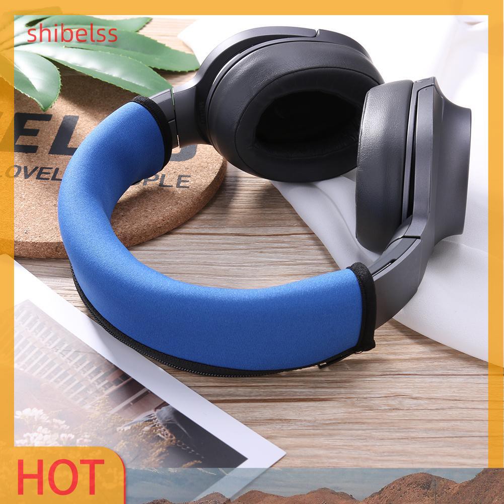 （ʚshibelss）Neoprene Zipper Headband Cover Case for ATH-MSR7 M50X M40X M30X Headphone