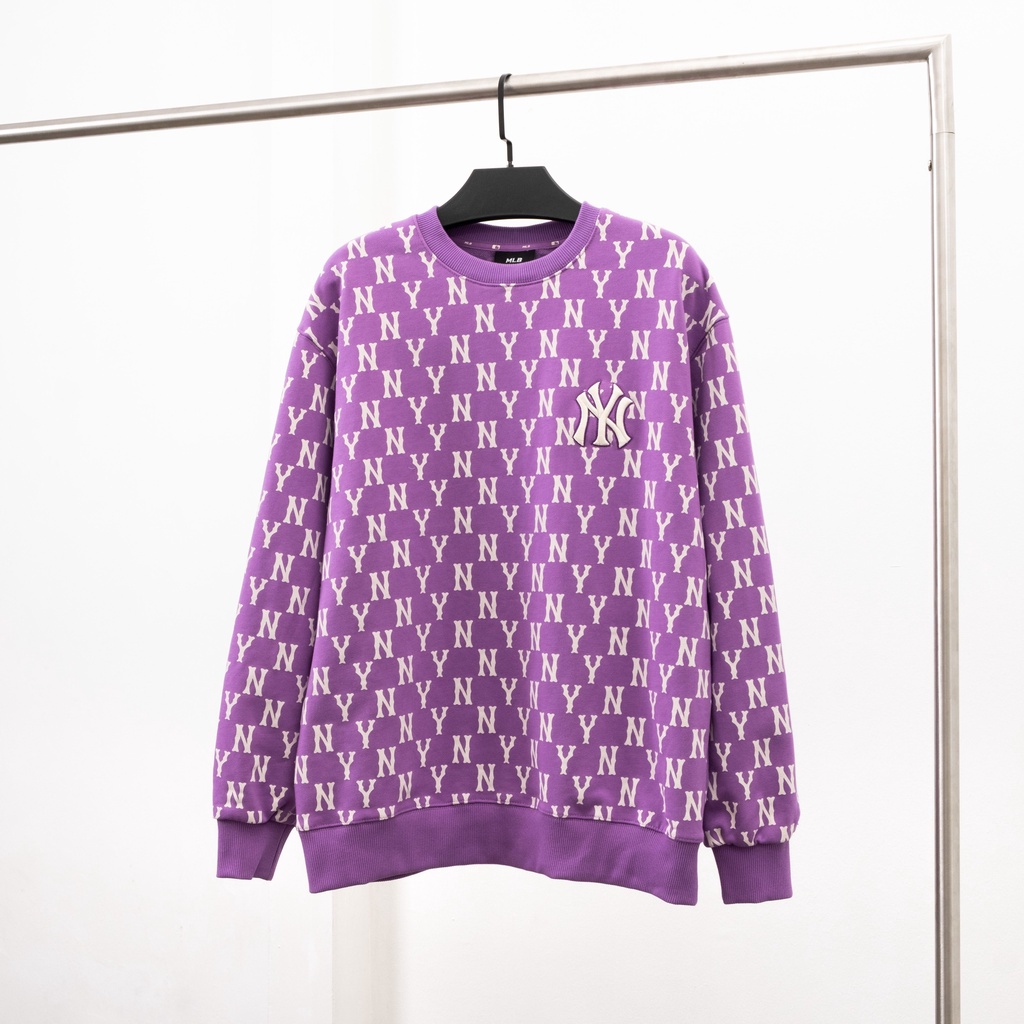 Áo M.L.B. SWEATER MONOGRAM LOGO NY - PURPLE