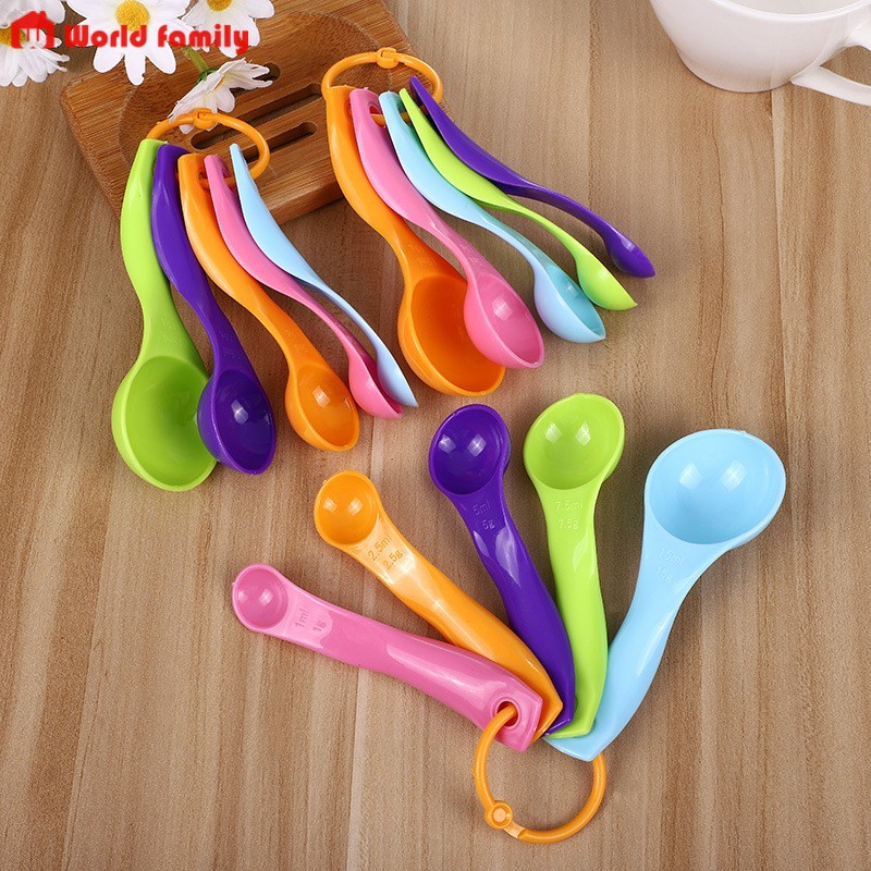 Bộ 5 Thìa/Muỗng Đo Lường, Nấu Ăn, Định Lượng Bột Sữa thông minh cho mẹ và bé (set 5 cái)