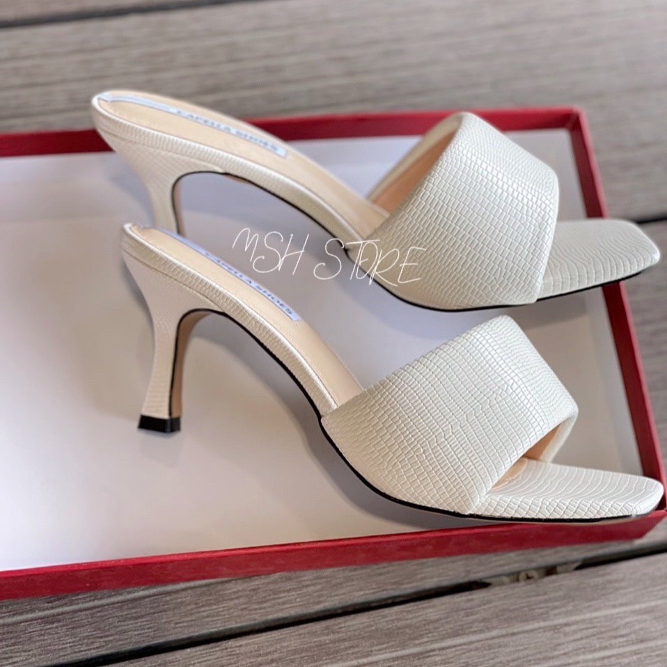 Dép Nữ quai ngang trong cách điệu, Phom thon gọn kiểu dáng ôm chân độc đáo | MSH Store