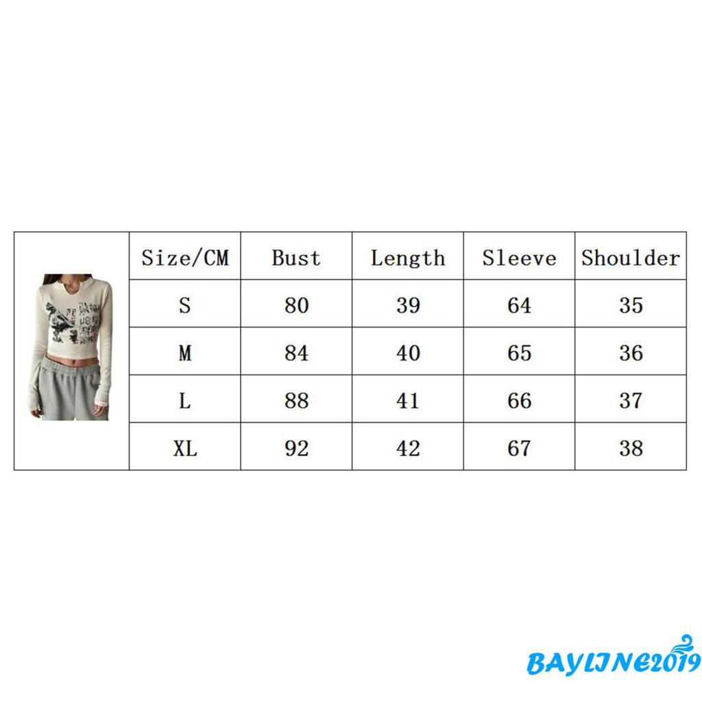 Áo croptop tay dài hở rốn in màu sành điệu cho nữ