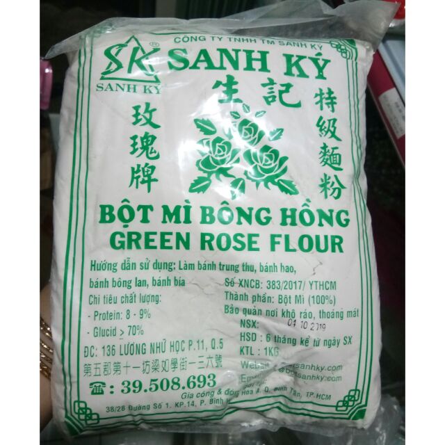 Bột mì Hoa hồng xanh sanh ký 1kg