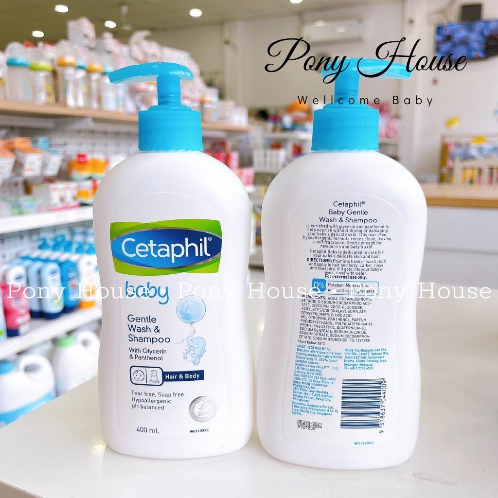 Sữa Tắm Gội CETAPHIL 2in1 Cho Bé Từ Sơ Sinh Hương Thơm Tự Nhiên Dịu Nhẹ 230ml - 400ml