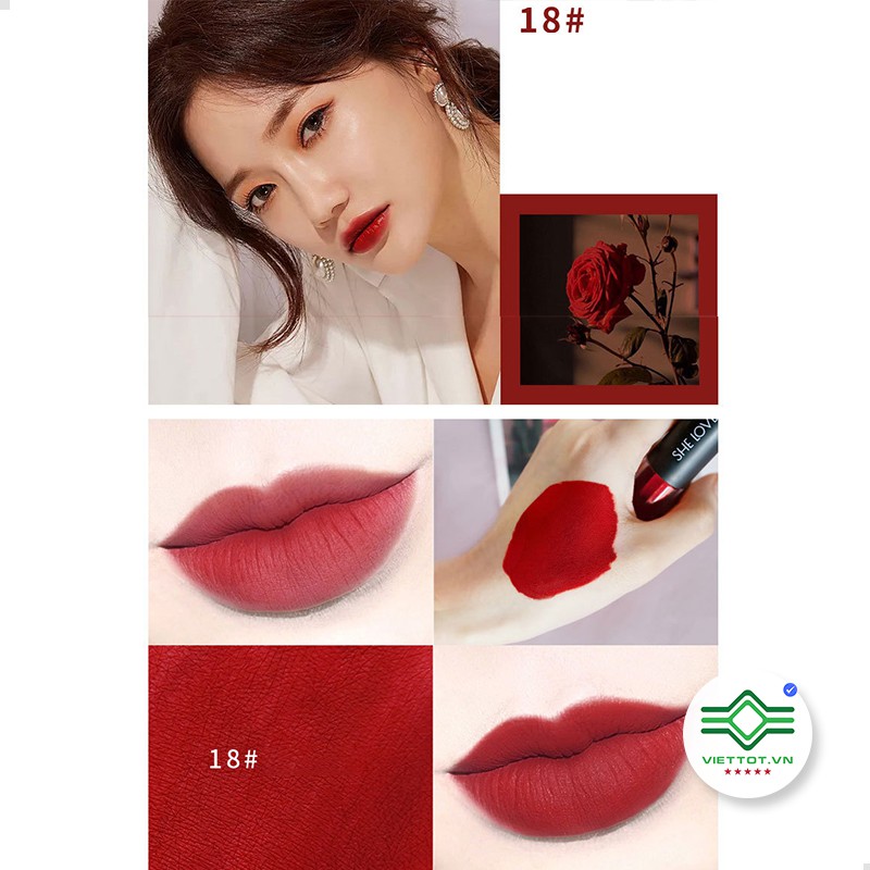 Son kem siêu lì She Loves Matte Lip Gloss Cao Cấp VT061