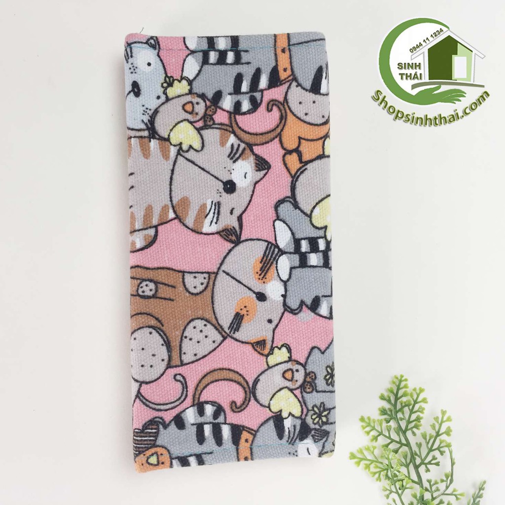 Bóp ví thổ cẩm đựng tiền - Bóp dài 20cm x 11cm - giao màu ngẫu nhiên