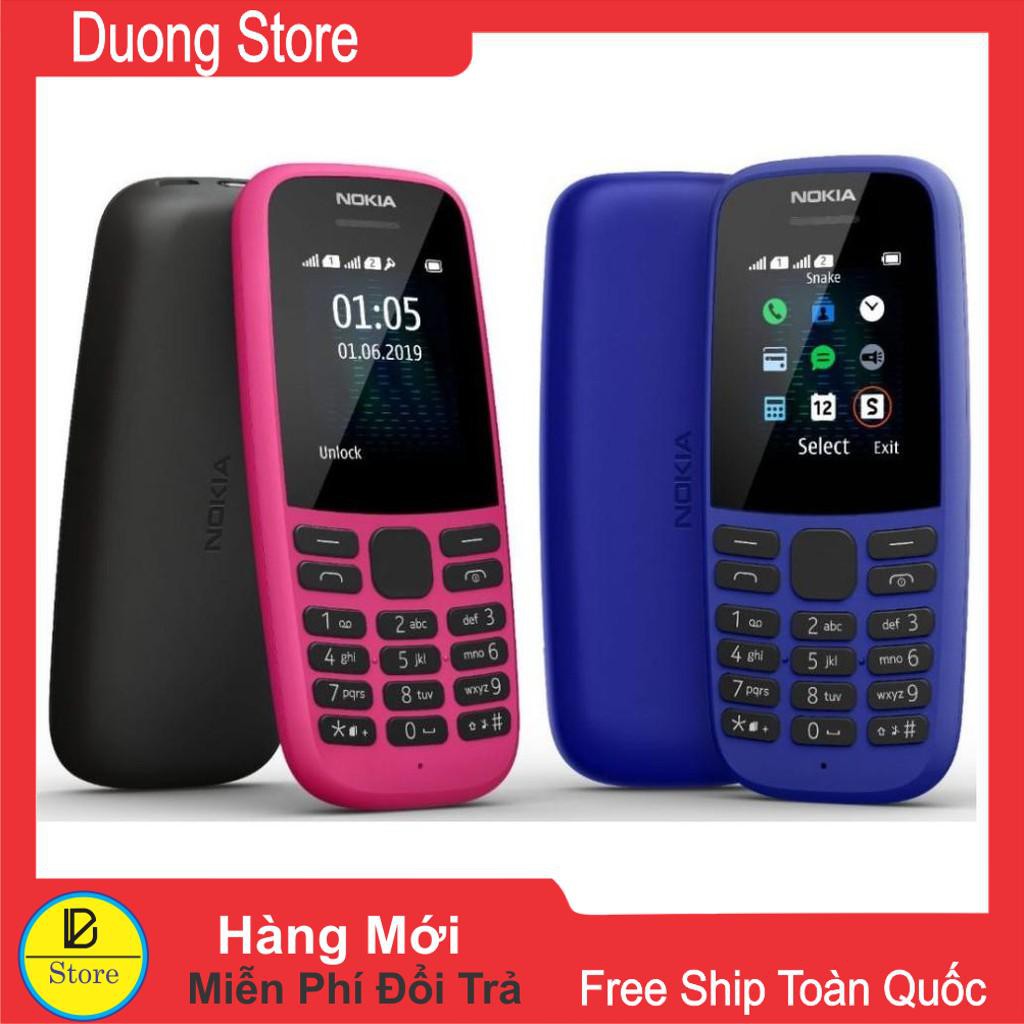 Điện Thoại Nokia 105 1 Sim 2019 - Hàng Chính Hãng