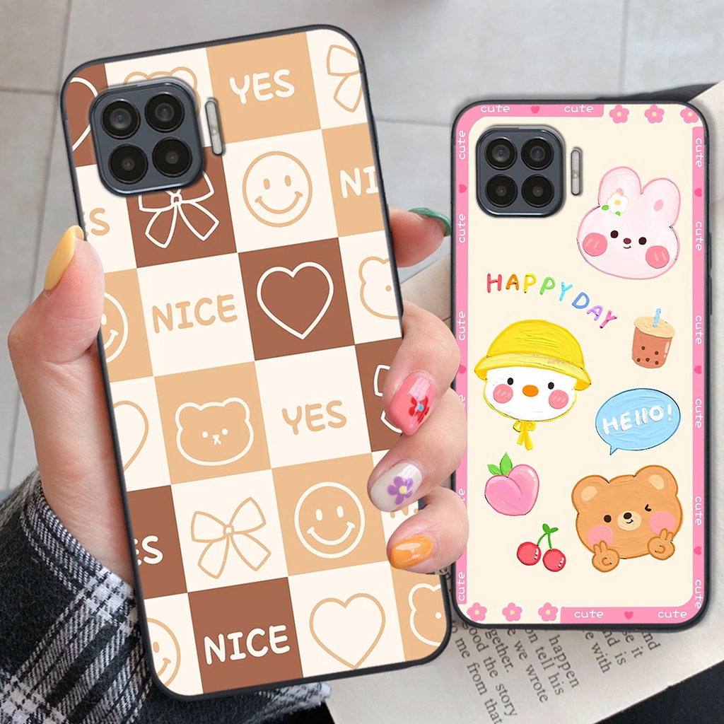 Ốp lưng Oppo A93 happy day, gấu bear dễ thương - BỀN - ĐẸP -BAO GIÁ TOÀN THỊ TRƯỜNG