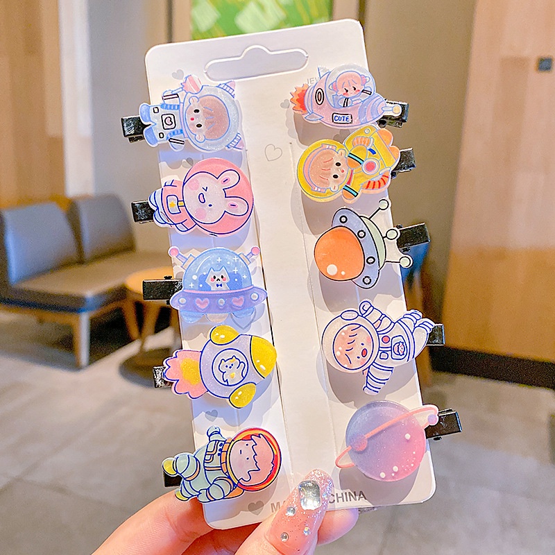 Kẹp tóc hình hoạt hình dễ thương cho bé gái