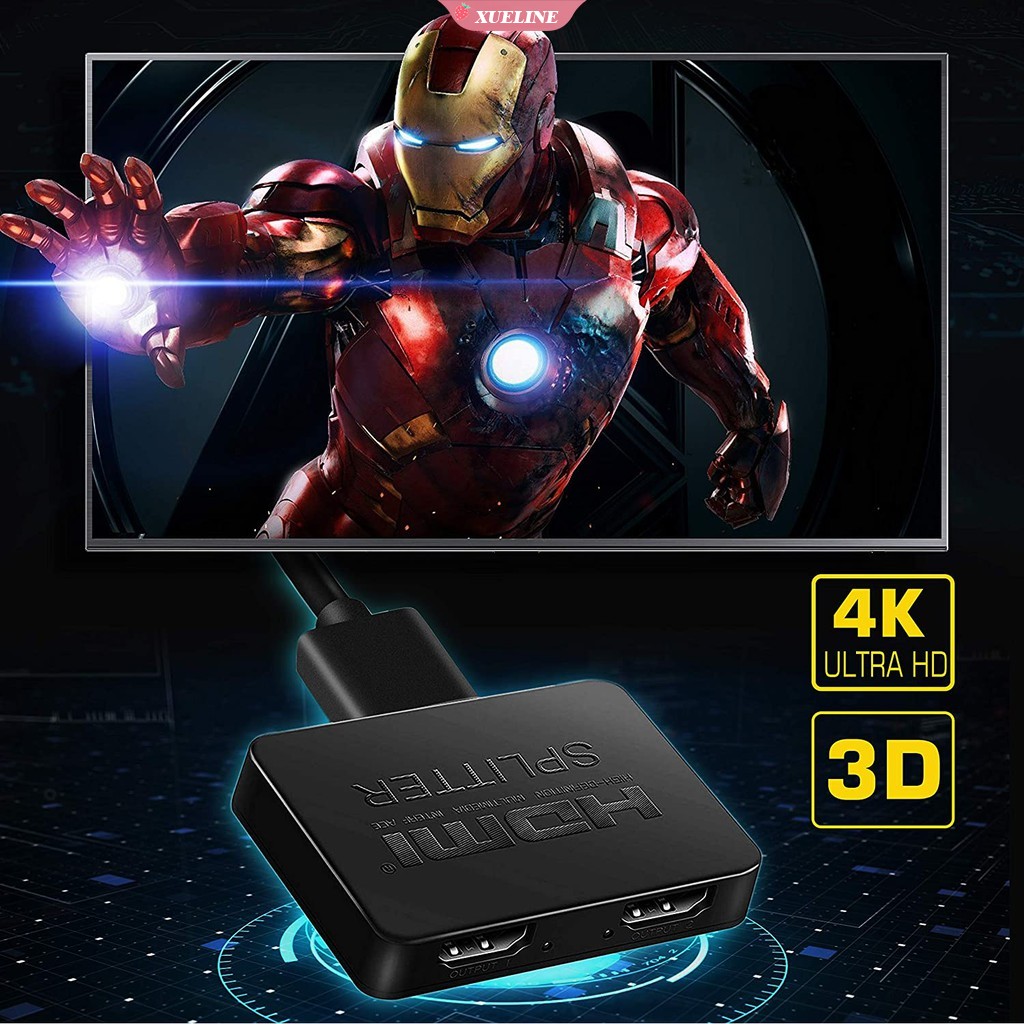 Bộ Chia Hdmi 1x2 Hdmi 4k Hdmi Sang 2 Đầu Ra 1080p Hỗ Trợ 1x2 1x2