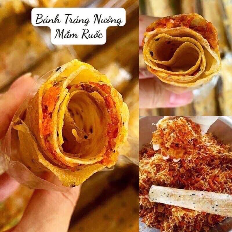 Bánh tráng cuộn ruốc tôm anh bảy mập đặc sản Phan Rang
