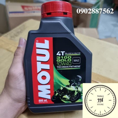 Nhớt xe số cao cấp MOTUL 3100 GOLD (1 lít, 800ml)