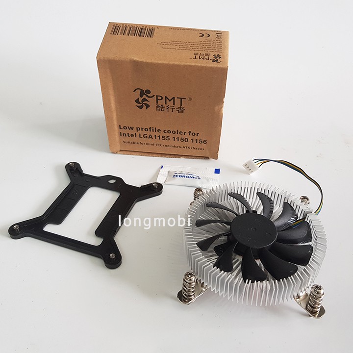 Quạt tản nhiệt MiniPc, Quạt 7cm, cao 3cm Dùng cho CPU intel 1150, 1155, 1156
