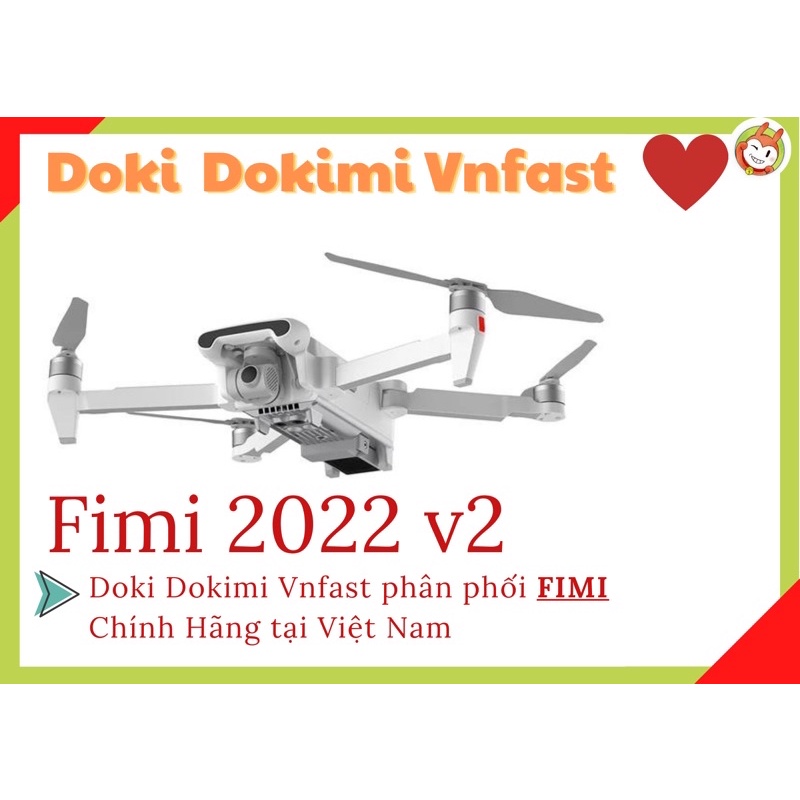 Flycam Xiaomi Fimi X8 Se 2022 và Fimi X8 2022 V2 10km xa camera 4K - airdrop và megaphone - Chính hãng - Bh 12 tháng