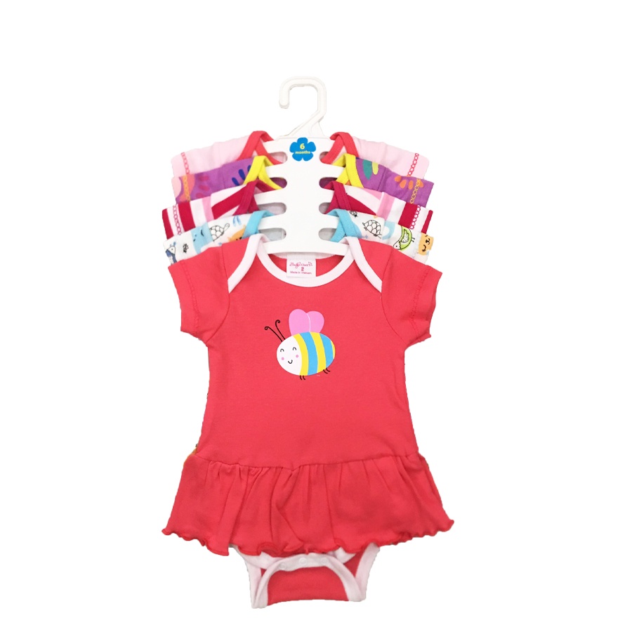 Set 5 Body Váy Cho Bé Gái Baby Wear ( Màu Ngẫu Nhiên )