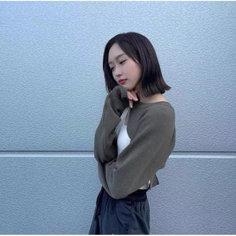 Áo CROPTOP chéo vai -Ju Seok Kyung PENTHOU Kèm ẢNH THẬT Cuộc chiến thượng lưu