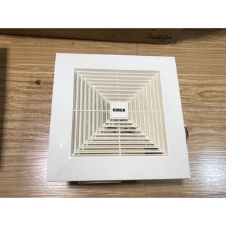 Quạt thông gió Genun - hút âm trần ra ống ngang