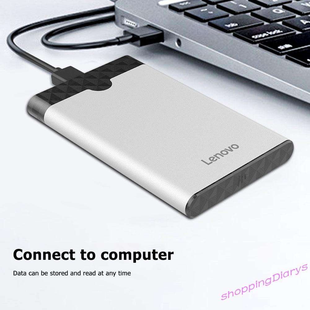 Vỏ Ổ Cứng Ngoài Sh Lenovo S-03 Usb 3.1 Sata Hdd Ssd Box 6gbps 2.5 Inch Ốp