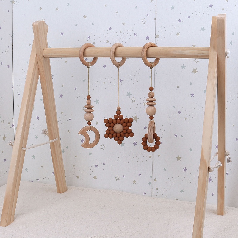 Đồ Chơi Ngậm Nướu Bằng Silicone Dạng Vòng Nhẫn Lục Lạc Cho Bé Sơ Sinh Mọc Răng