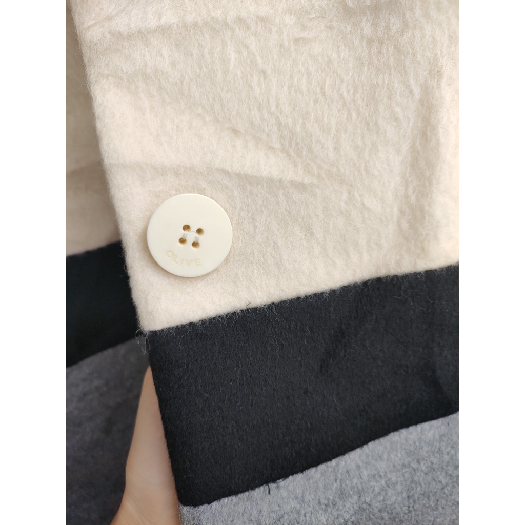 Áo khoác Măng tô Dạ Hàn second-hand, áo mangto, Trench coat- Đồ Si Bon MT2