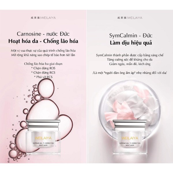 Mặt Nạ Ngủ Ủ Nấm Truffle Weilaiya dưỡng trắng thần kỳ, tuyệt tác từ loại nấm đắc đỏ [ CHÍNH HÃNG ]