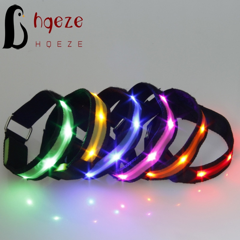 Băng Đeo Cánh Tay Có Đèn LED Nhấp Nháy An Toàn Tiện Dụng Cho Chạy Bộ / Đi Bộ / Đi Bộ / Đi Bộ / Đi Bộ / Đi Bộ