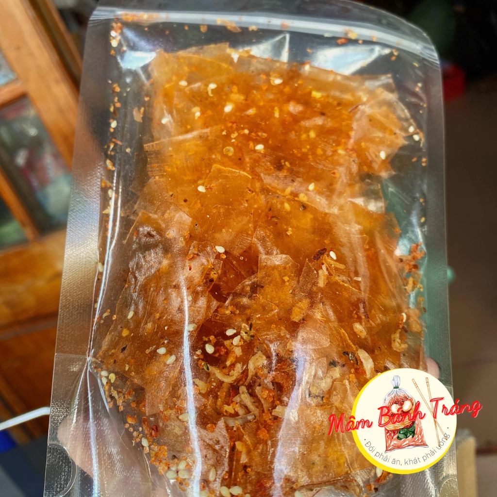 Bánh tráng sấy mắm tép đặc sản Bình Định bánh tráng mắm tép ngon giòn càng ăn càng mê - 04100195