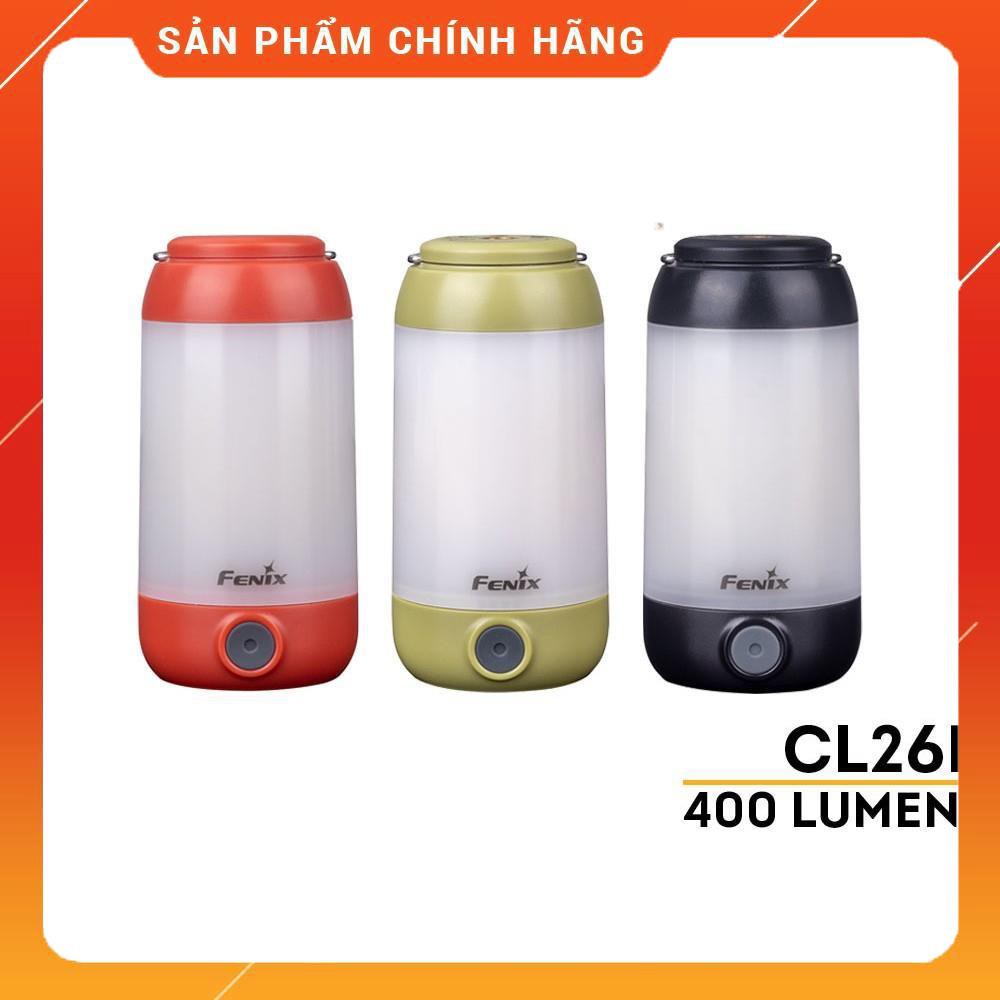 [HÀNG SIÊU CẤP] Đèn pin và đèn sạc FENIX CL26R dùng dã ngoại cắm trại 400 lumen sạc USB sử dụng 1 pin 18650