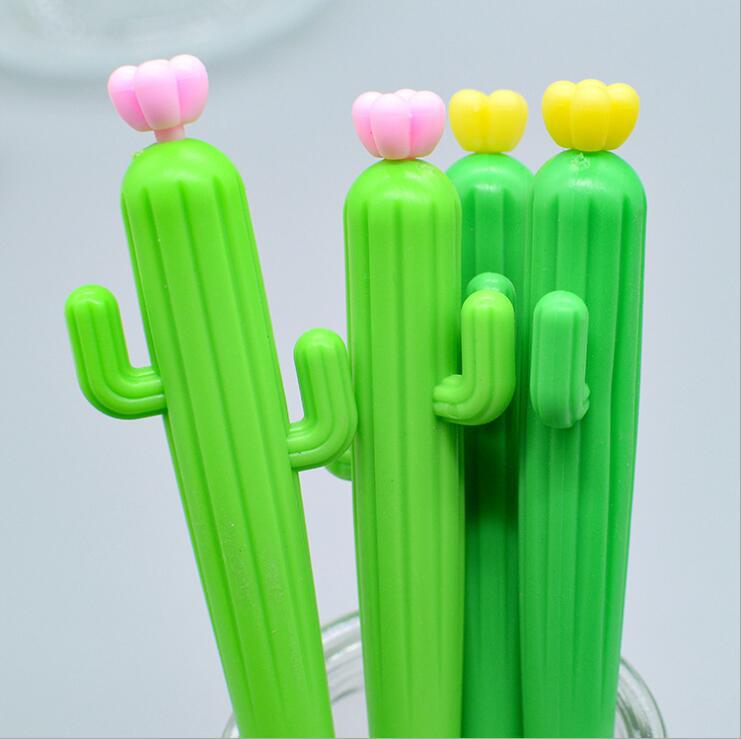 Bút Mực Nước Mực Đen Ngòi 0.5mm Hình Cây Xương Rồng