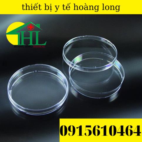 Thùng 500 Đĩa Petri Nhựa 90x15mm (10 cái/gói)
