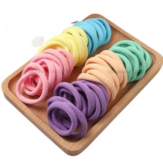 Dây buộc tóc, chun buộc tóc, cột tóc màu trơn