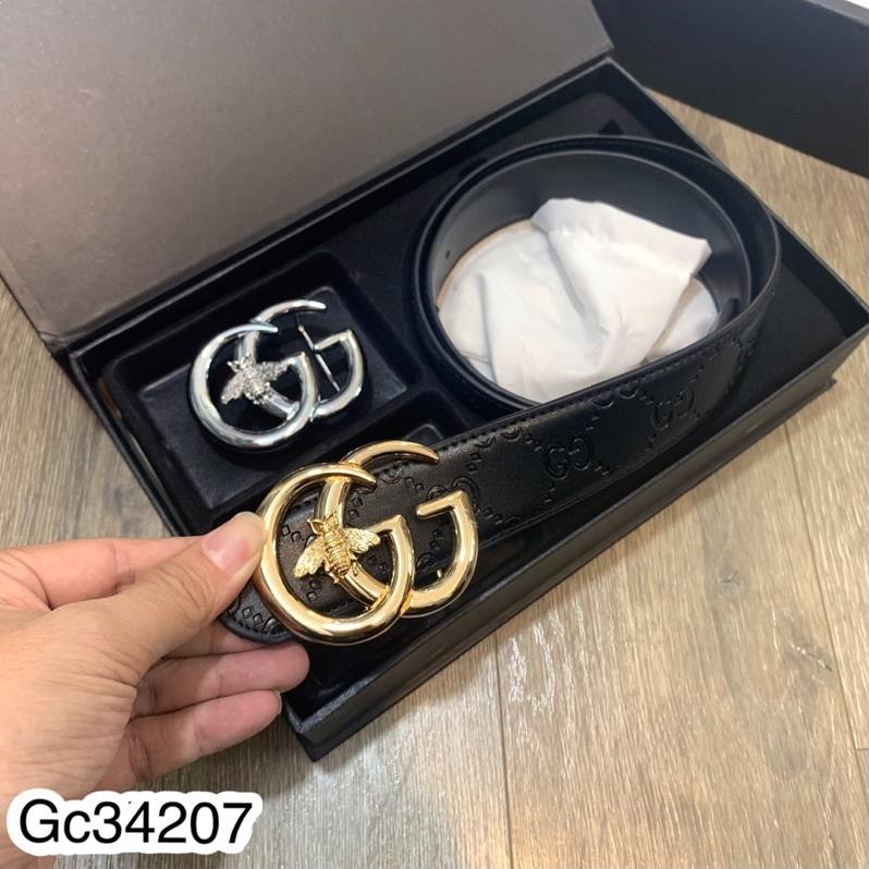 [Sẵn Hàng] Thắt lưng da Nam G.C Cao Cấp - Dây lưng G.C full box cho Nam