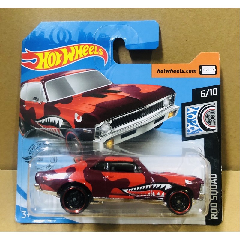 Hotwheels Xe mô hình 68 Chevy đỏ