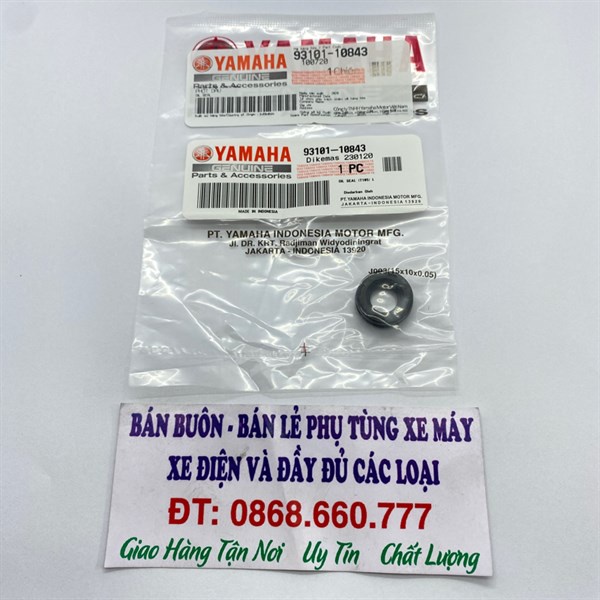 Phớt dầu bơm nhớt nồi côn Srius, EXCITER Zin Yamaha Indonesia - 931011084300