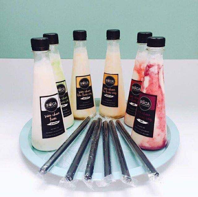 Chai nhựa trong tam giác đựng trà sữa, sữa chua, nước ép 330ml | BigBuy360 - bigbuy360.vn