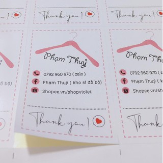 Tem Dán Ghi Mã Vận Đơn Tiện Lợi Cho Đóng Hàng COD