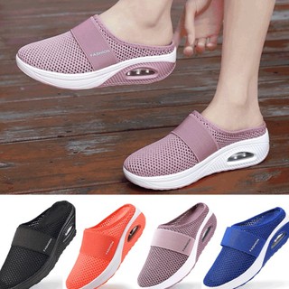 Đôi giày lưới thoáng khí đế dày chống trượt cho nữ