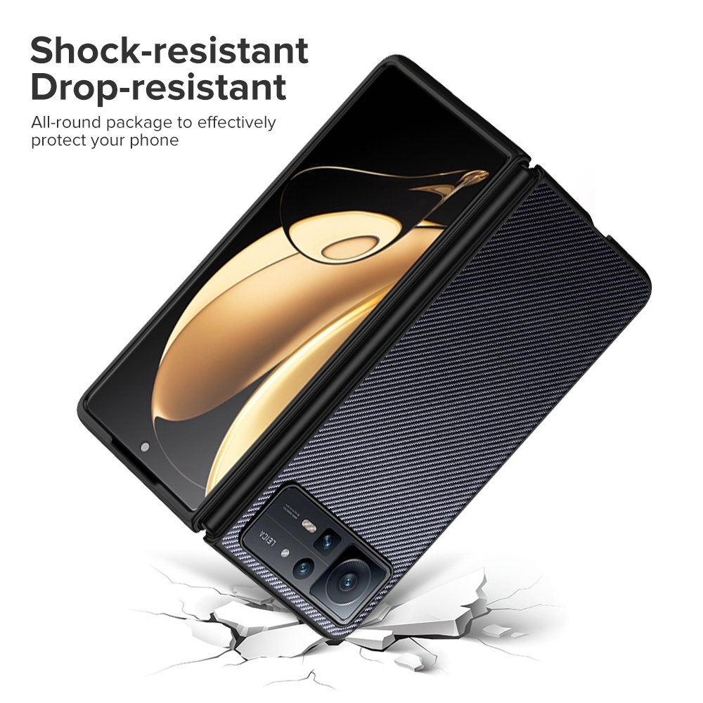 Ốp Điện Thoại Sợi Carbon Chống Sốc Cho Xiaomi Mix Fold 2 Mix Fold2 Mi Mix Fold2