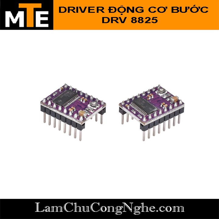 Mạch điều khiển động cơ bước DRV8825 Step driver (Có kèm tản nhiệt)