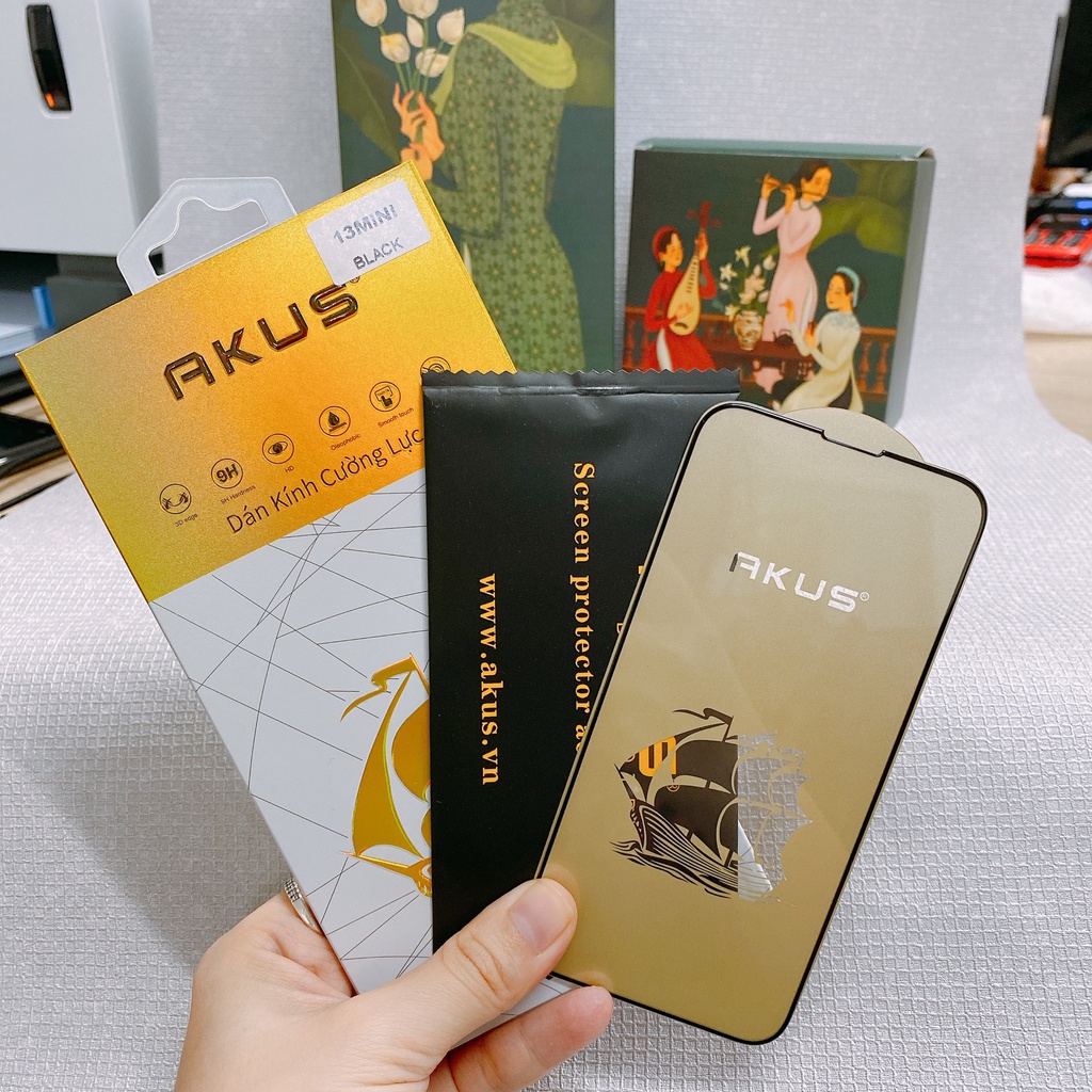 Cường Lực Full Màn Hình IPhone 6 Tới 13 Pro Max Chính Hãng Akus